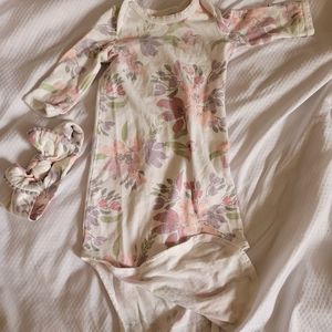 Bow and dress sleep set